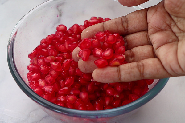 pomegranate pearls ready