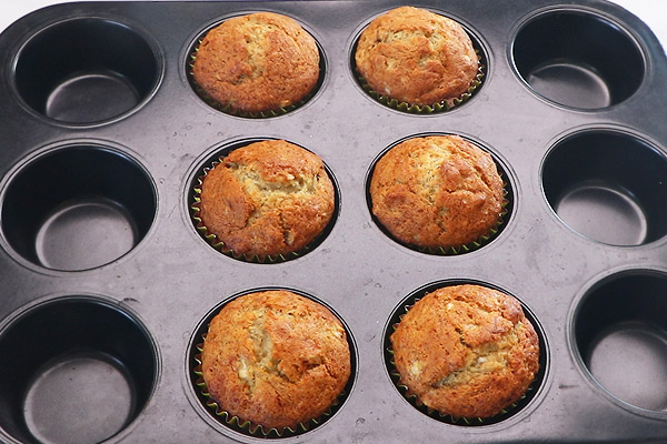banana muffins are ready