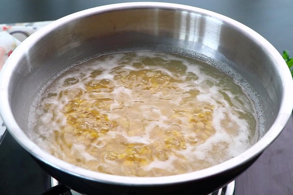 cook chana dal with water, salt
