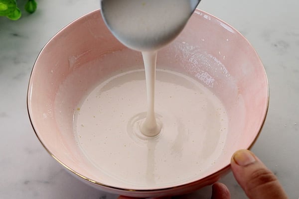 mix well to a batter