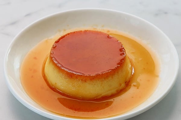 caramel custard is ready