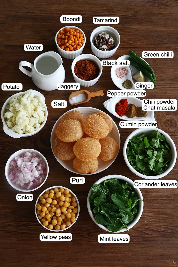ingredients needed to make pani puri