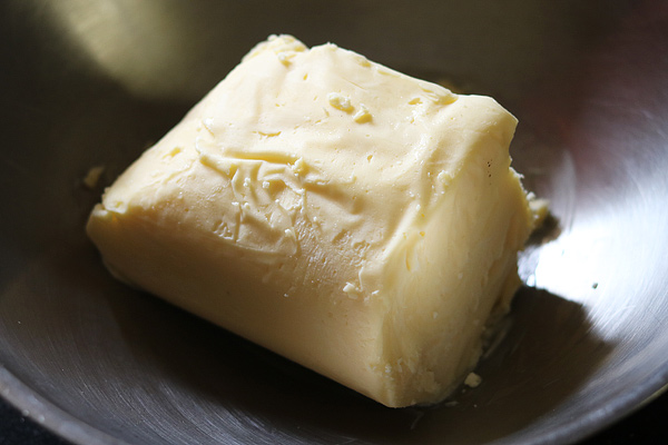 butter in a kadai