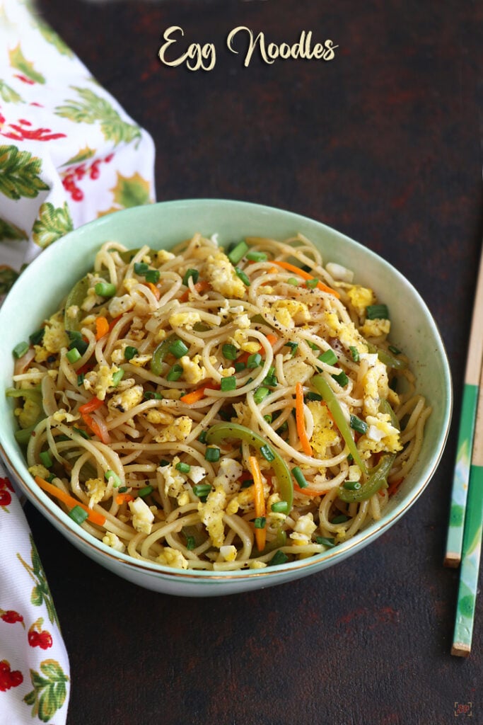 Egg Noodles Recipe Sharmis Passions