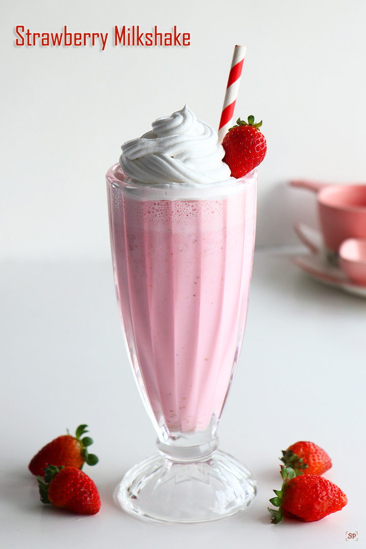 Strawberry Milk Shake By Strawberry Banana Milkshake