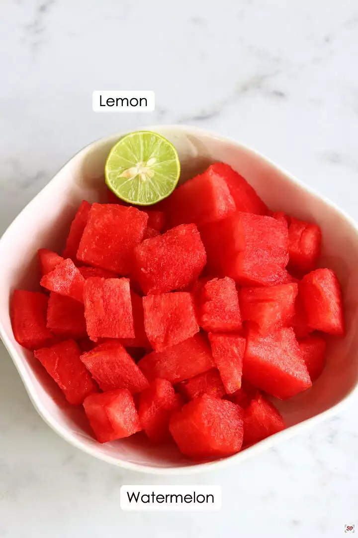 watermelon and lemon needed to make watermelon juice