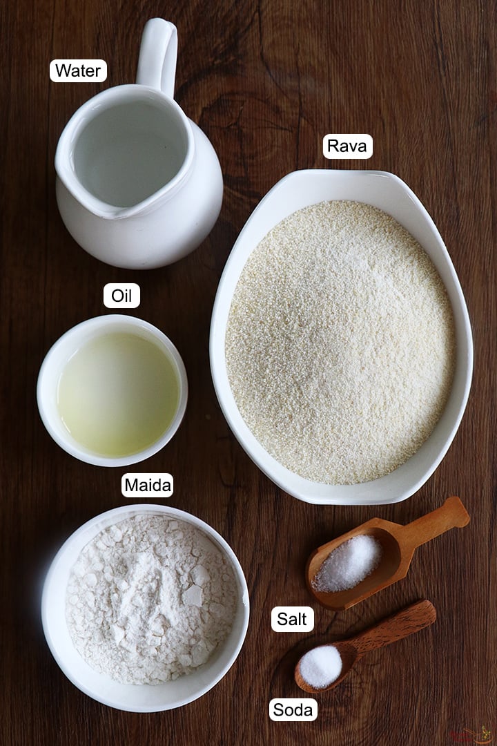 ingredients needed to make puri at home