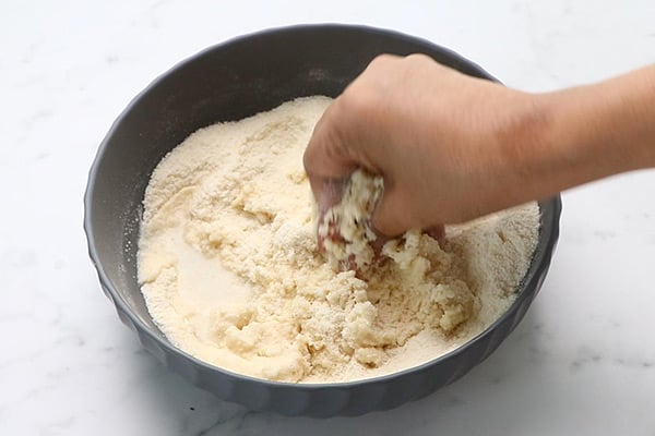 add water little by little