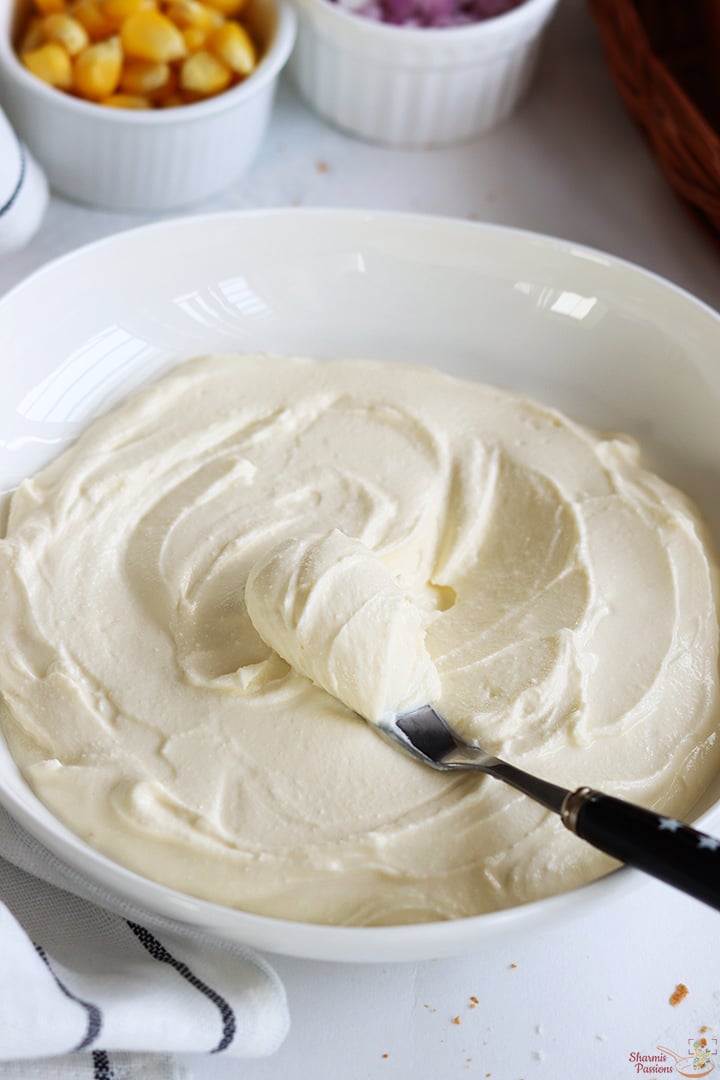 Homemade Cream Cheese with Bread