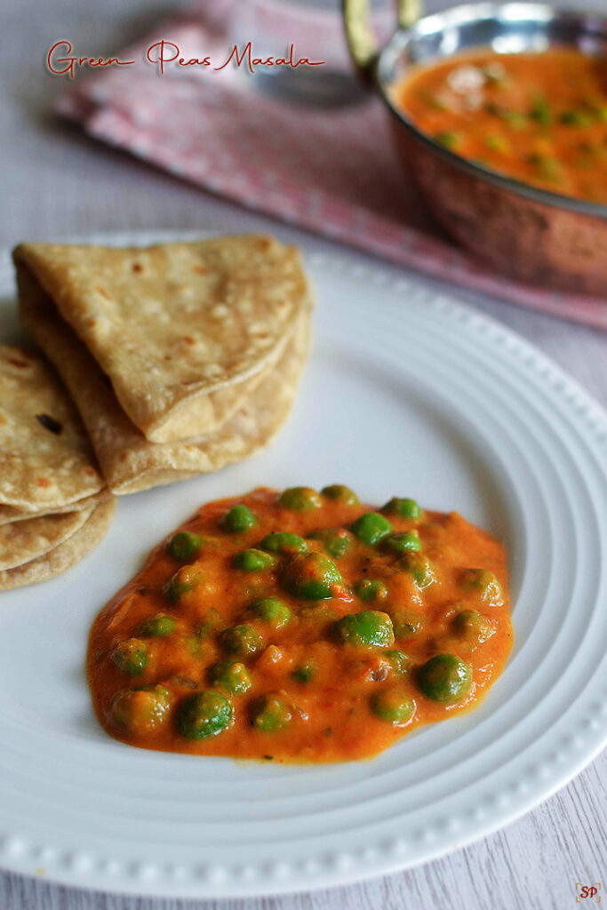 Green Peas Masala Recipe Sharmis Passions