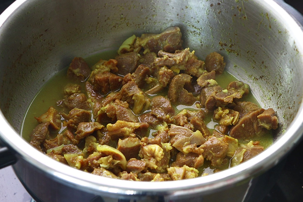 cooked mutton