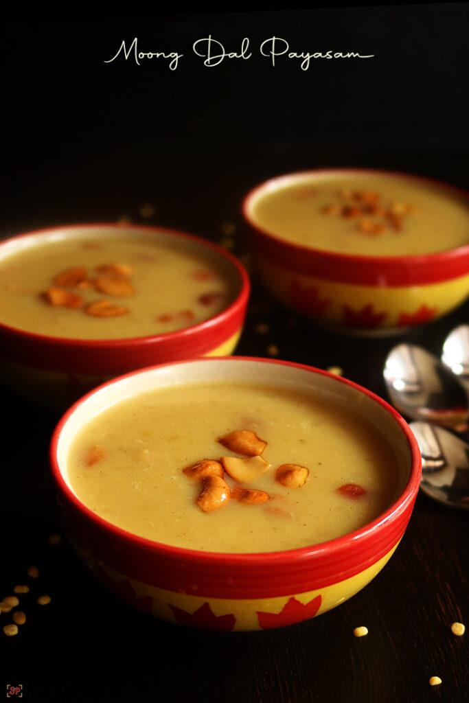 Paruppu Payasam Recipe Moong Dal Payasam Sharmis Passions