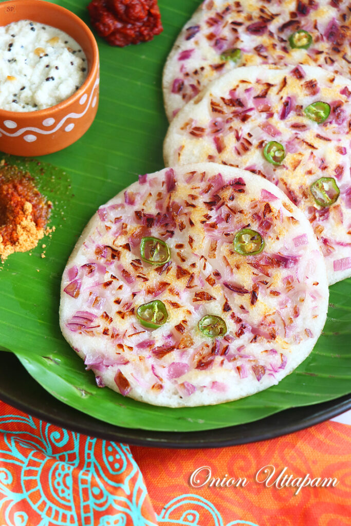 Onion Uttapam Recipe Onion Uthappam Recipe Sharmis Passions