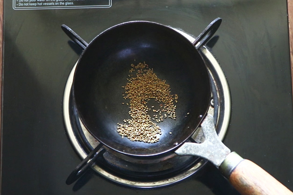 roast ajwain seeds