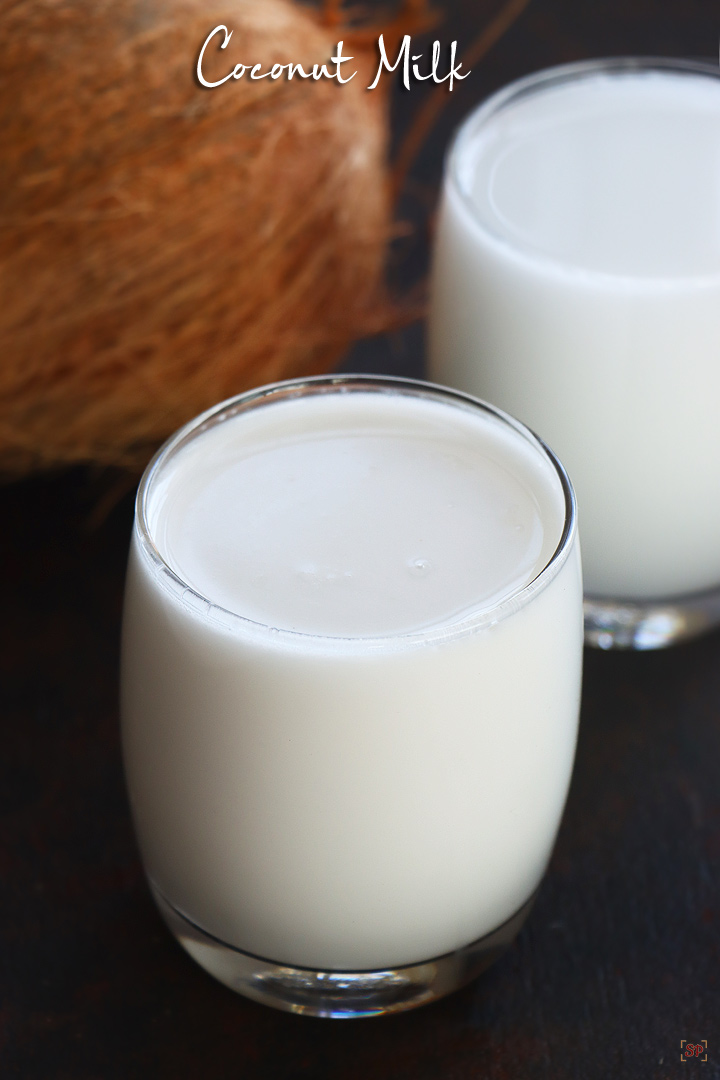 Coconut Milk Recipe | How To Make Coconut Milk - Sharmis Passions
