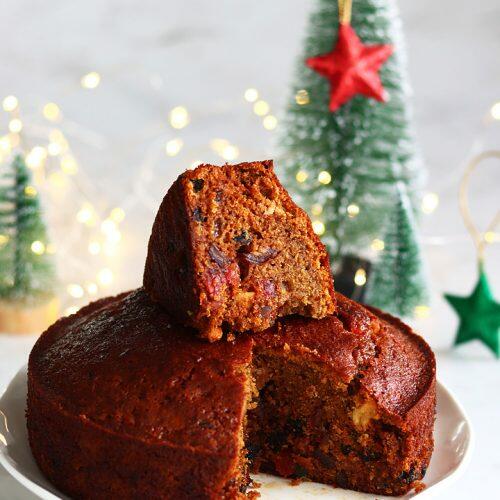 Plum Cake Recipe  Christmas Plum Cake - Sharmis Passions
