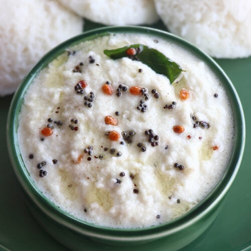 Coconut Chutney Recipe Sharmis Passions