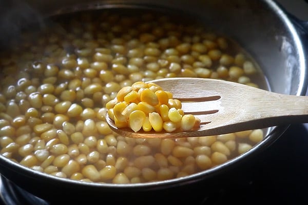 corn is cooked