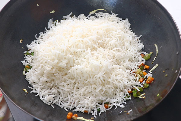 add cooked rice