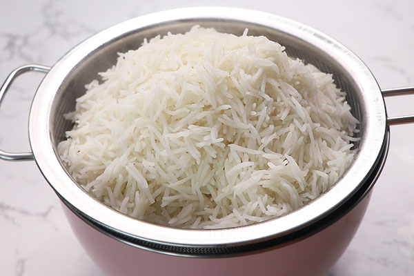 rice is cooked and ready