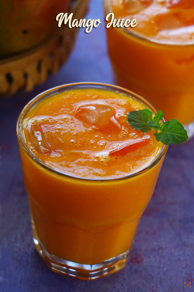 Mango Juice Recipe Sharmis Passions