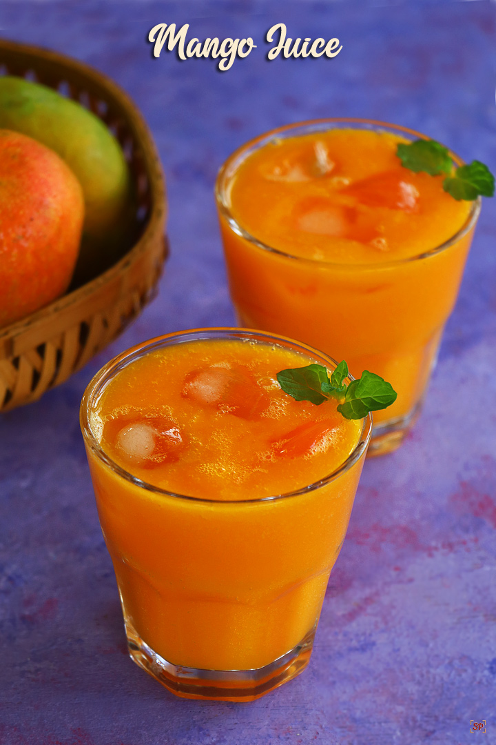 Mango Juice Recipe - Sharmis Passions