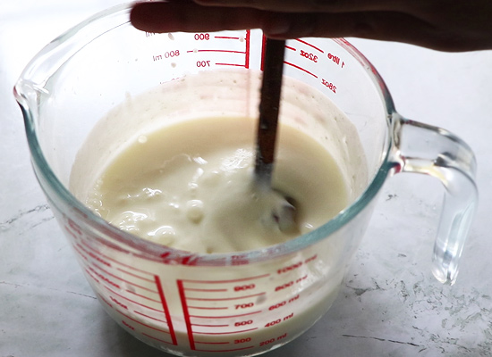 curd whisked well
