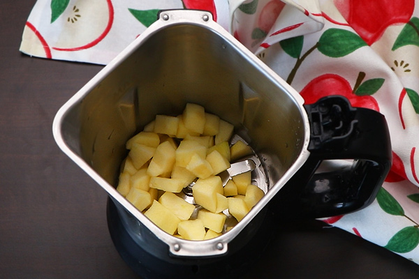 add apples to a mixer