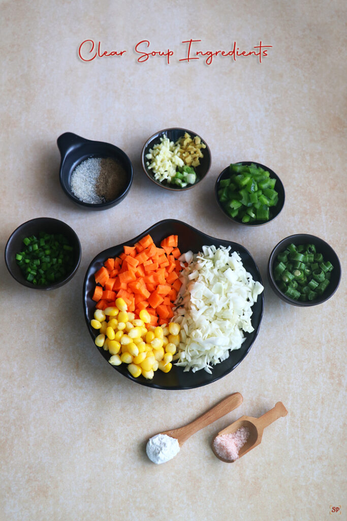 Veg Soup Vegetable Clear Soup Sharmis Passions