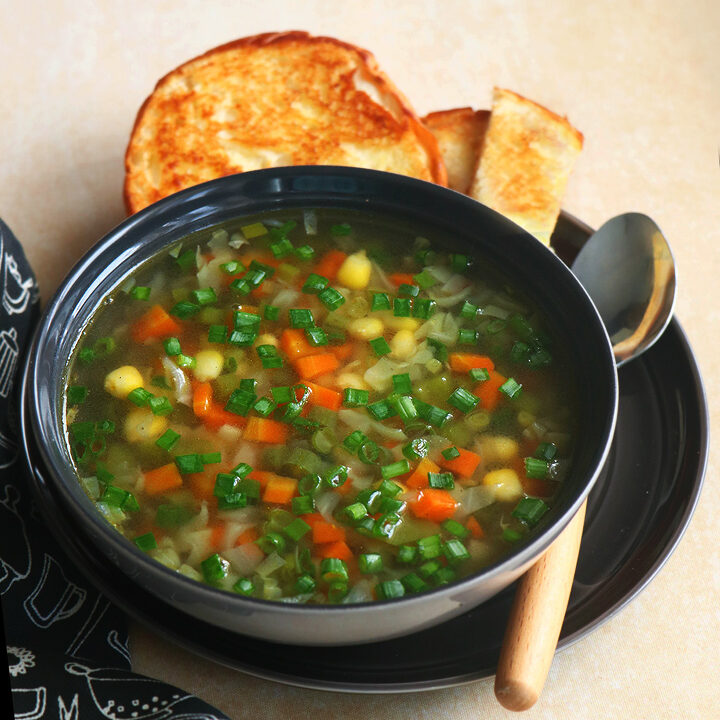 Translucent Soup Clear Soup Recipe | Veg Clear Soup Recipe - Sharmis Passions