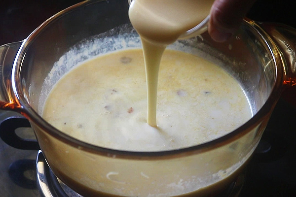 add condensed milk