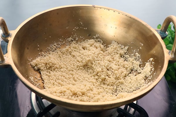 roast until nice aroma comes