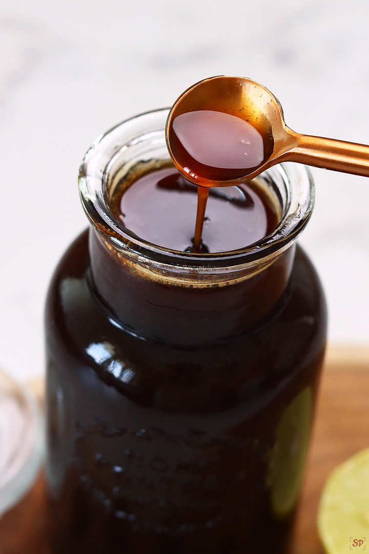 nannari syrup in a bottle