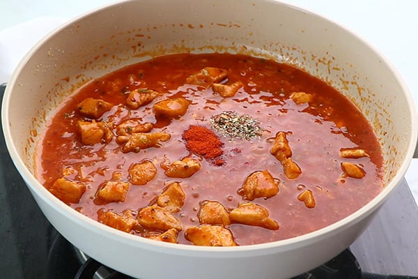 add paprika, mixed herbs