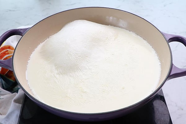 boil milk