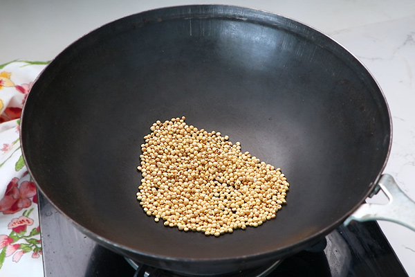 sorghum roasted until golden