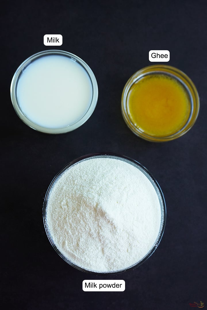 ingredients needed to make instant khoya