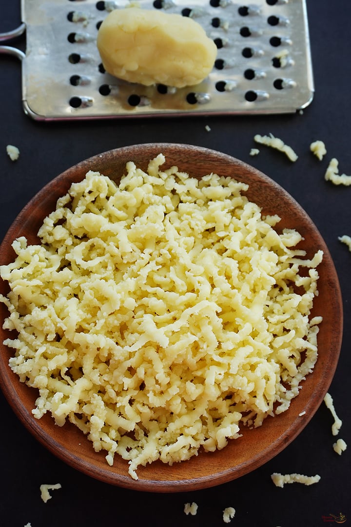 grated instant khoya