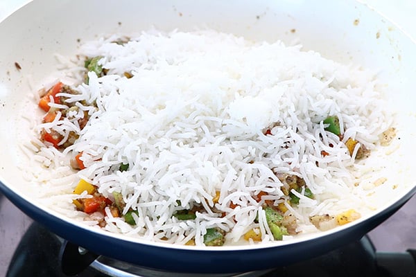 add basmati rice