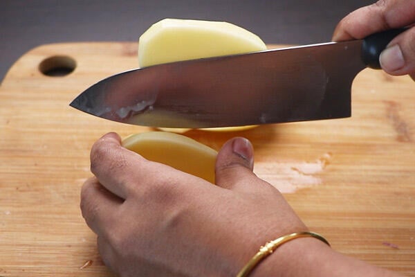 cut into slices