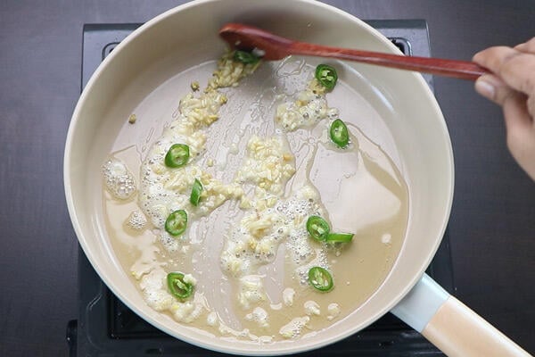 add garlic,ginger