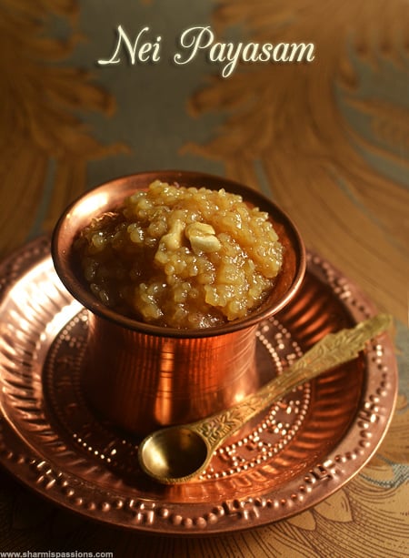 Nei Payasam Recipe - Sharmis Passions
