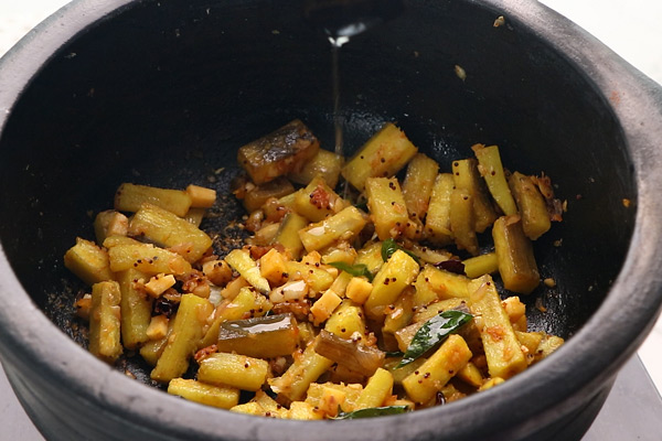 add coconut oil