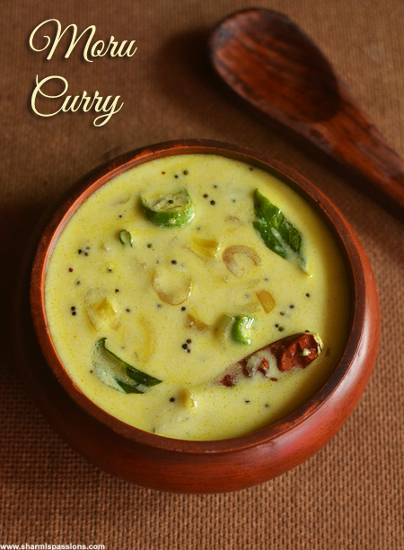 Moru Curry Recipe, Kerala Moru Kachiyathu, Kachiya Moru - Sharmis Passions