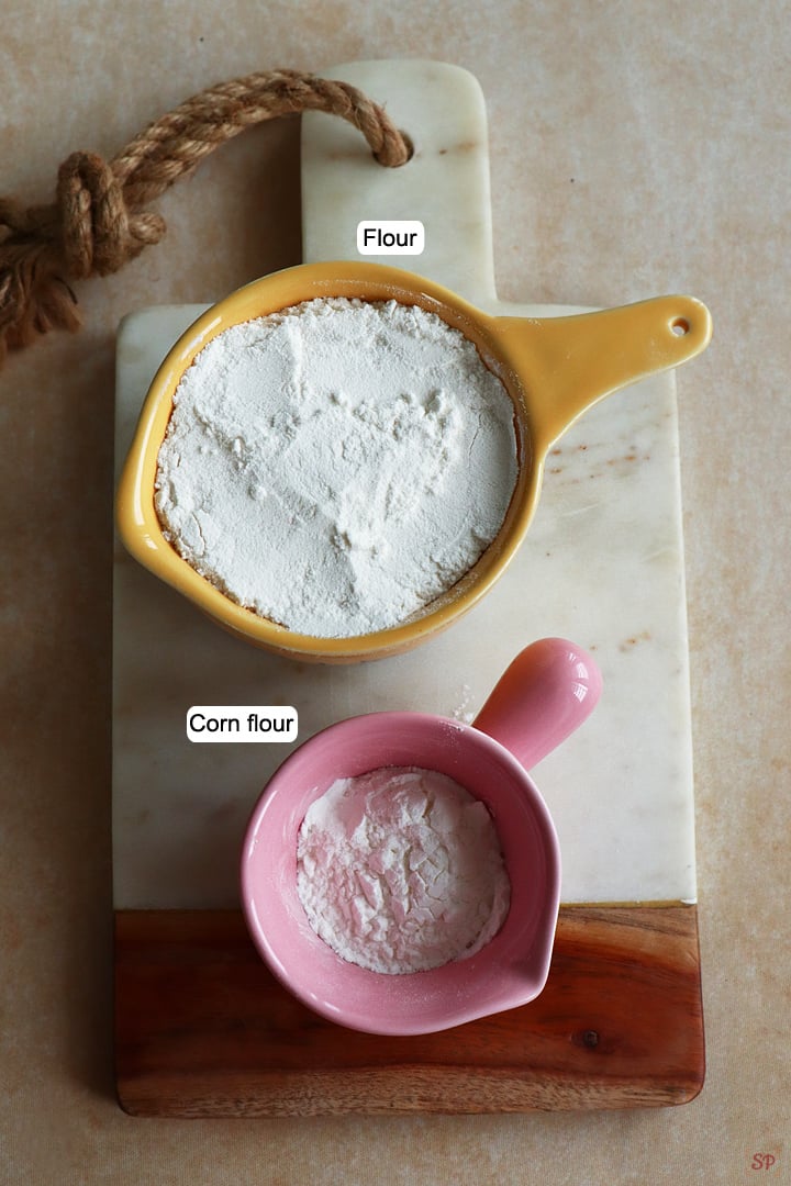 ingredients needed to make cake flour