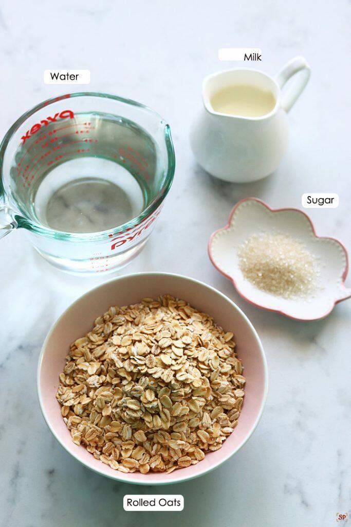 Oats Porridge Recipe Oatmeal Porridge Recipe Sharmis Passions