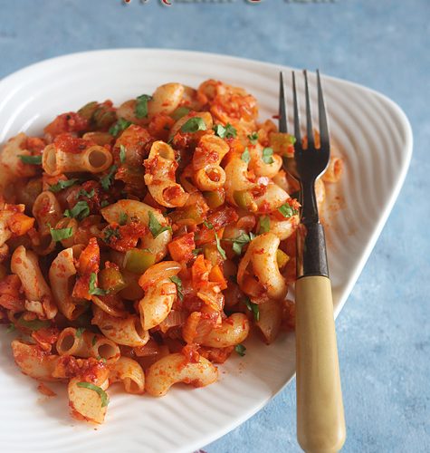 Masala Pasta Recipe Sharmis Passions -