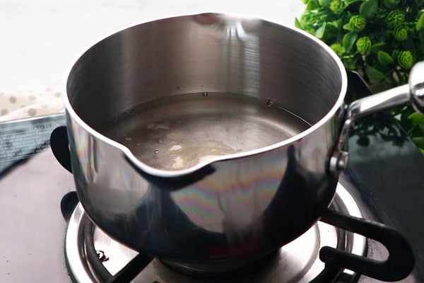 add water, china grass powder