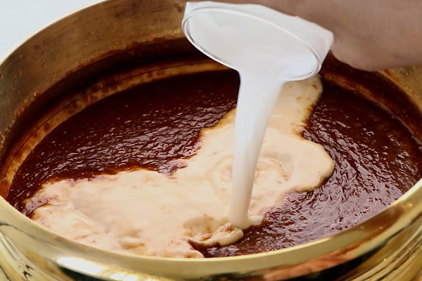 add thick coconut milk