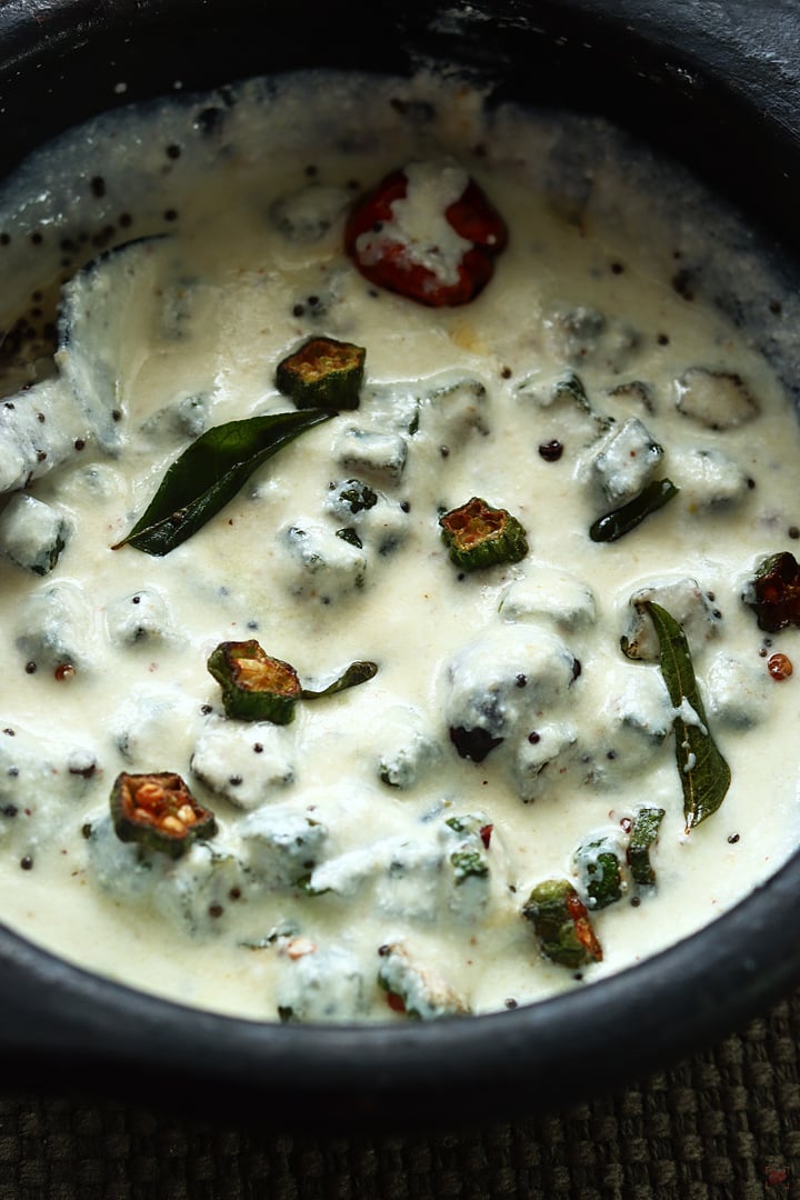 vendakkai kichadi just prepared